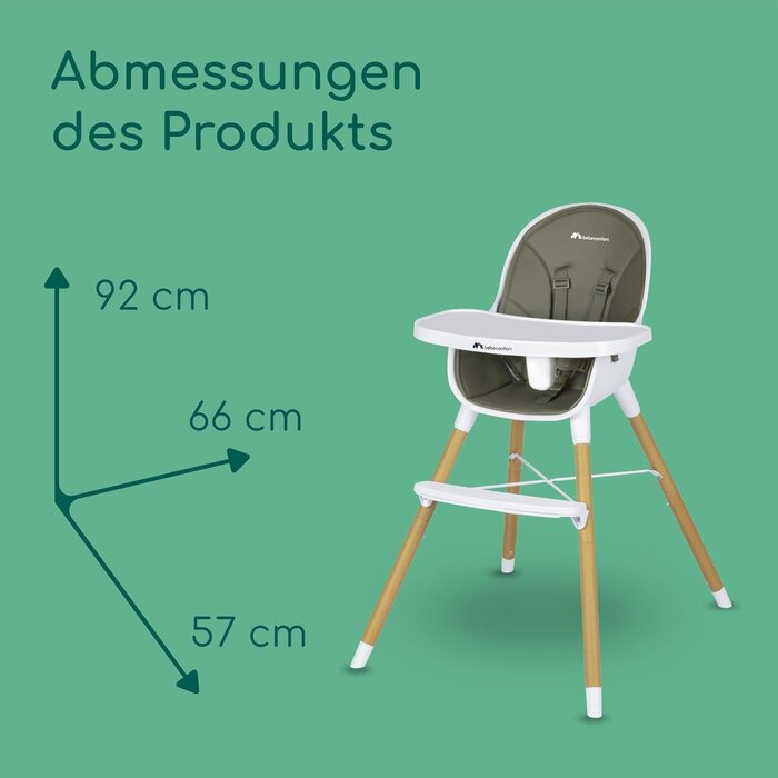 Mitwachsender 2-in-1 Kinderhochstuhl - Mineral Green - bis zu 34% Rabatt