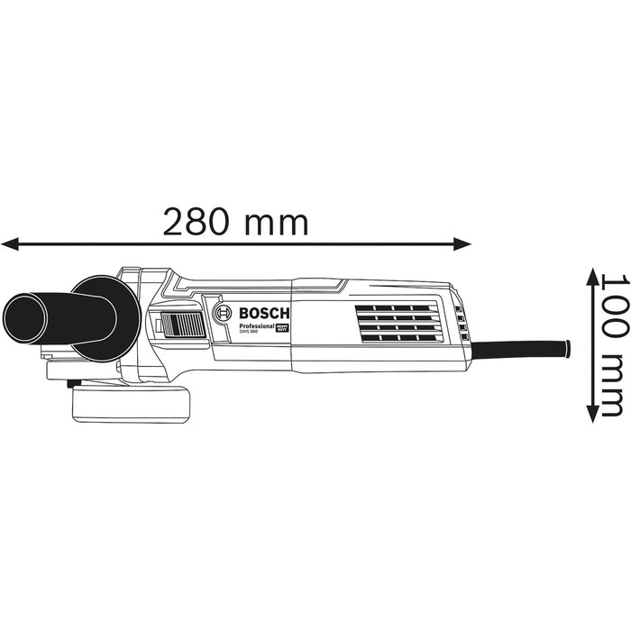 Winkelschleifer 125mm, 880 Watt - Profi-Qualität bis zu 34% günstiger