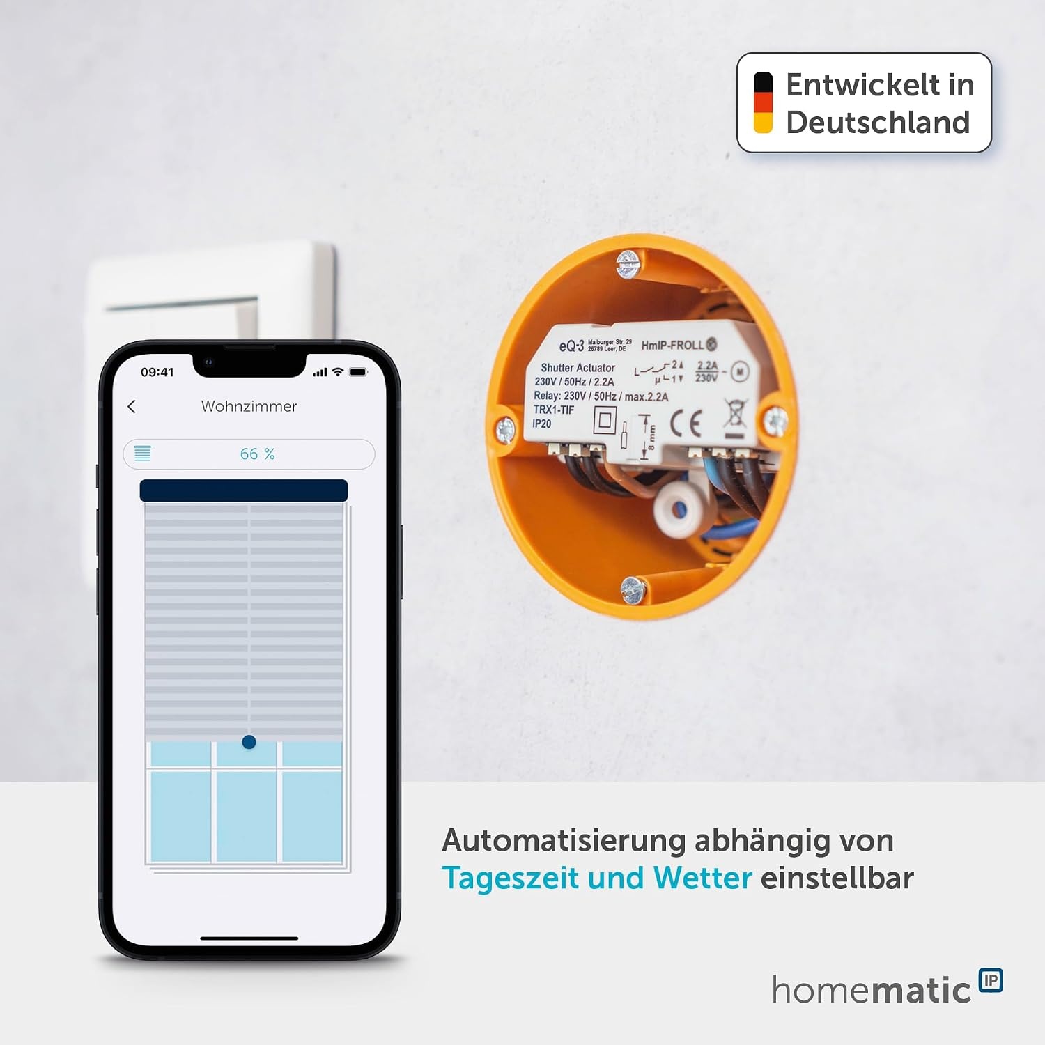 Rollladenaktor Unterputz für Rohrmotoren - Smart Home Steuerung bis zu 33% günstiger