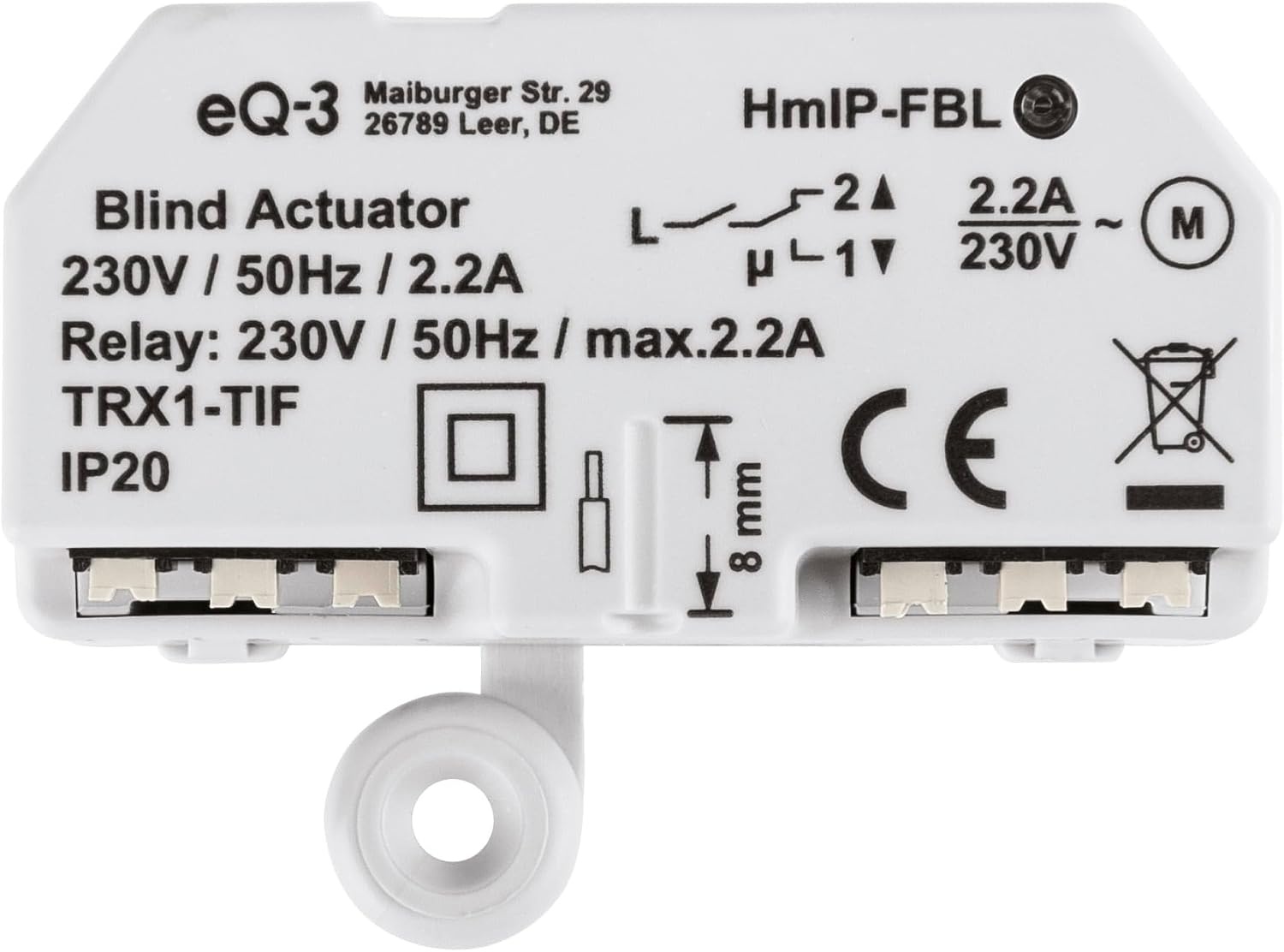 Rollladenaktor Unterputz für Rohrmotoren - Smart Home Steuerung bis zu 33% günstiger