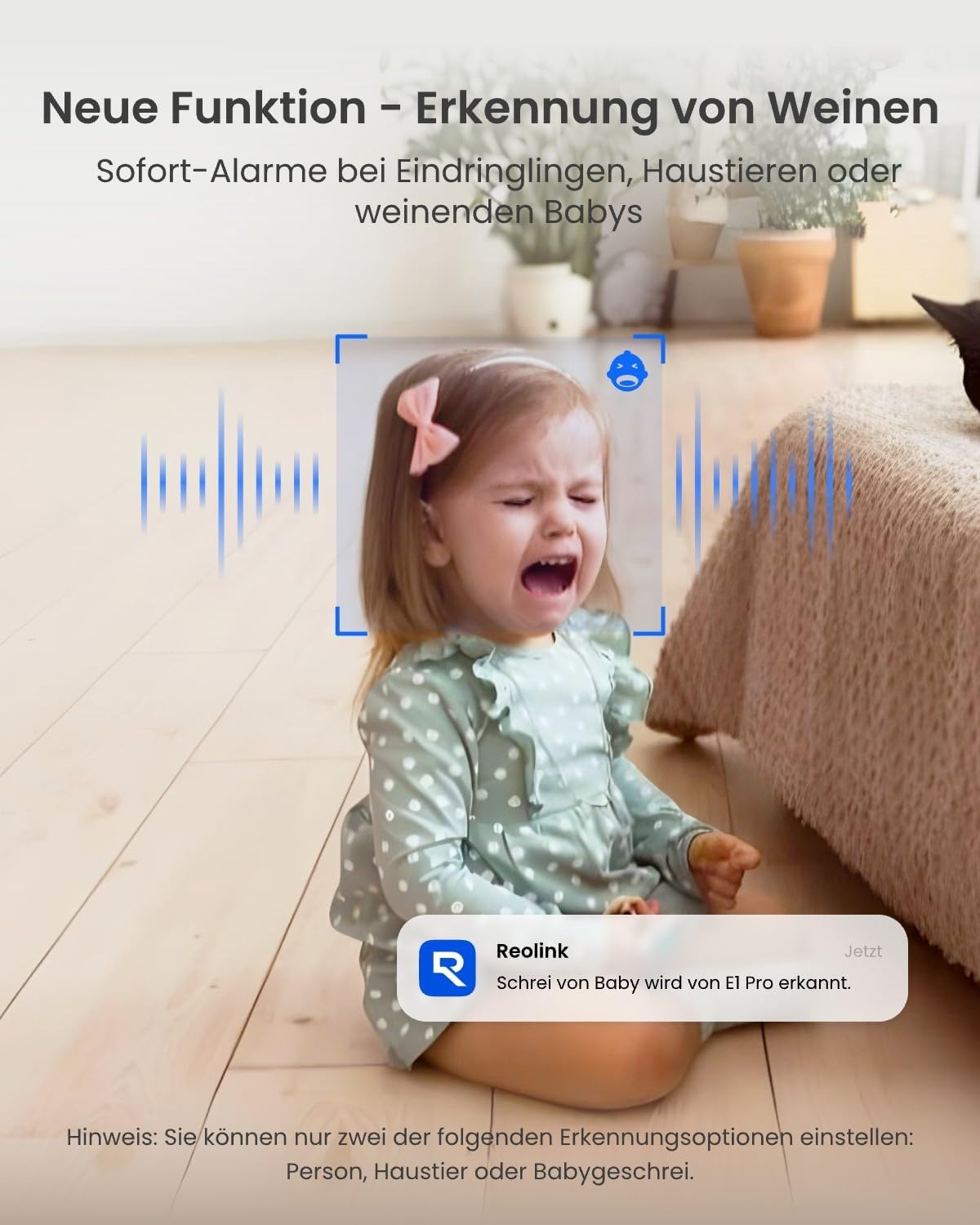 5 MP 3K WLAN-Überwachungskamera mit Schwenk-Neige-Funktion - bis zu 34% Rabatt