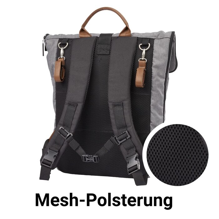 Wickelrucksack mit 30,5L Volumen, erweiterbar - Anthrazit - bis zu 34% Rabatt