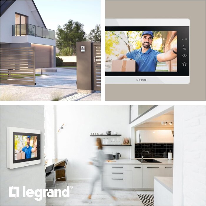 Video-Türsprechanlage 7 Zoll, 2-Draht-Technik, IP54 - Jetzt bis zu 35% sparen