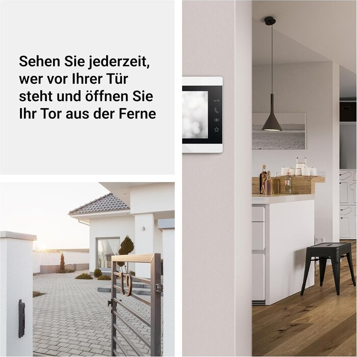 Video-Türsprechanlage 7 Zoll, 2-Draht-Technik, IP54 - Jetzt bis zu 35% sparen