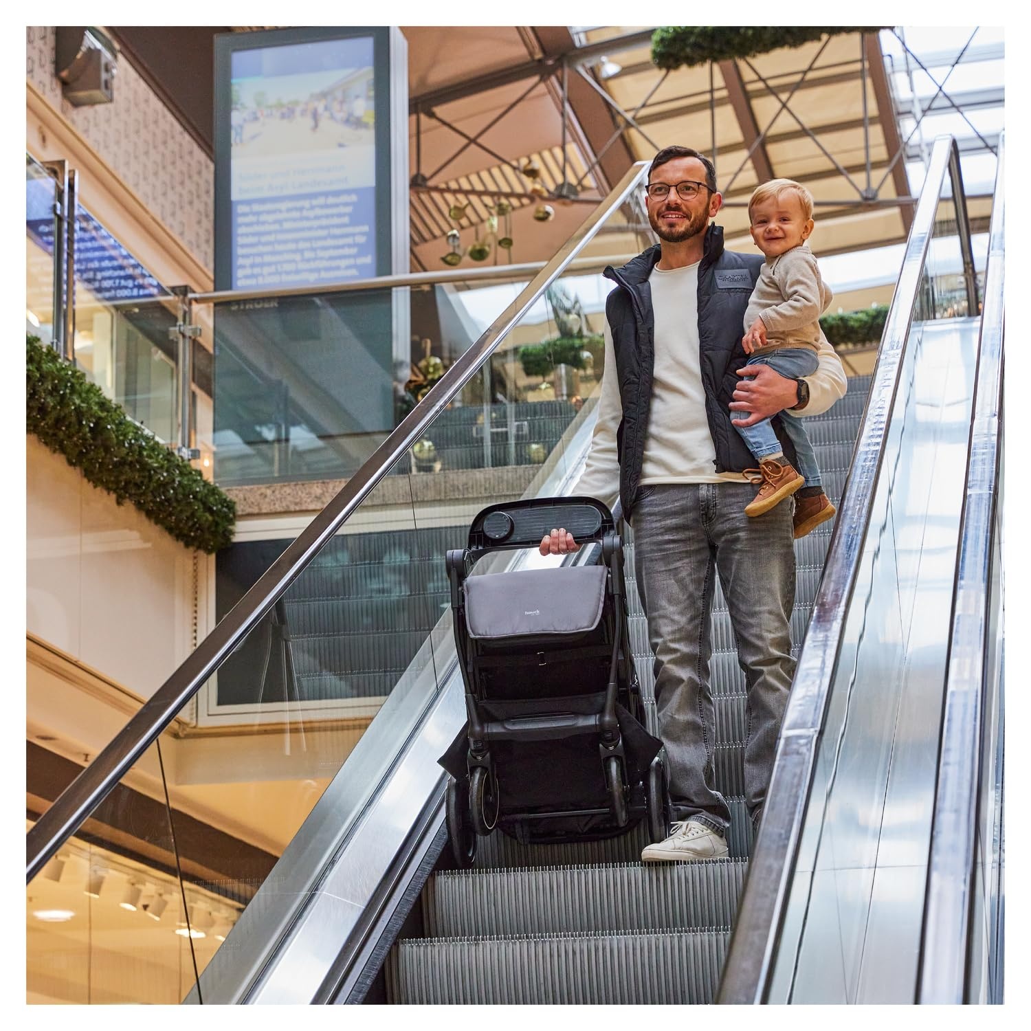 Kompakter Kinderwagen bis 22 kg - Einhändig klappbar - Bis zu 35% Rabatt