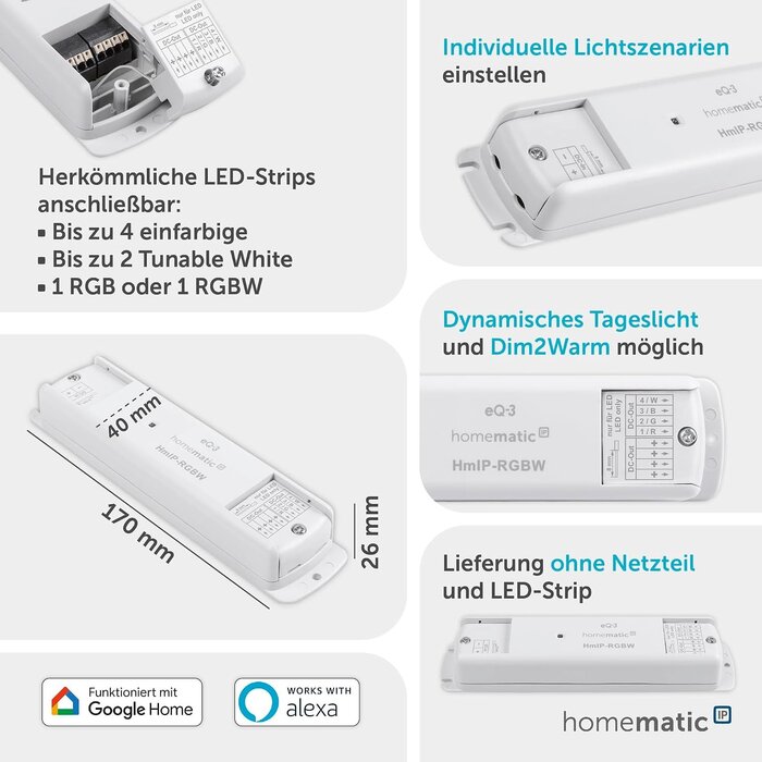 Smart Home LED-Controller RGBW - Bis zu 33% günstiger im Outlet