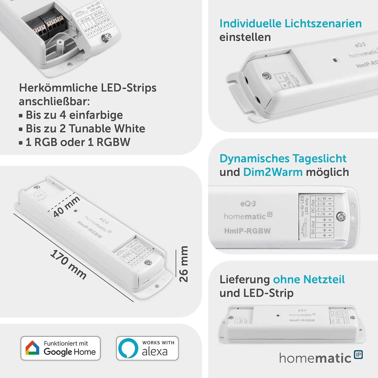 Smart Home LED-Controller RGBW - Bis zu 33% günstiger im Outlet