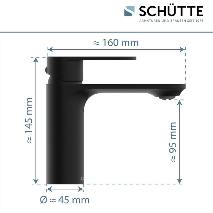 Waschtischarmatur Montana Schwarz - Modernes Design bis zu 34% günstiger