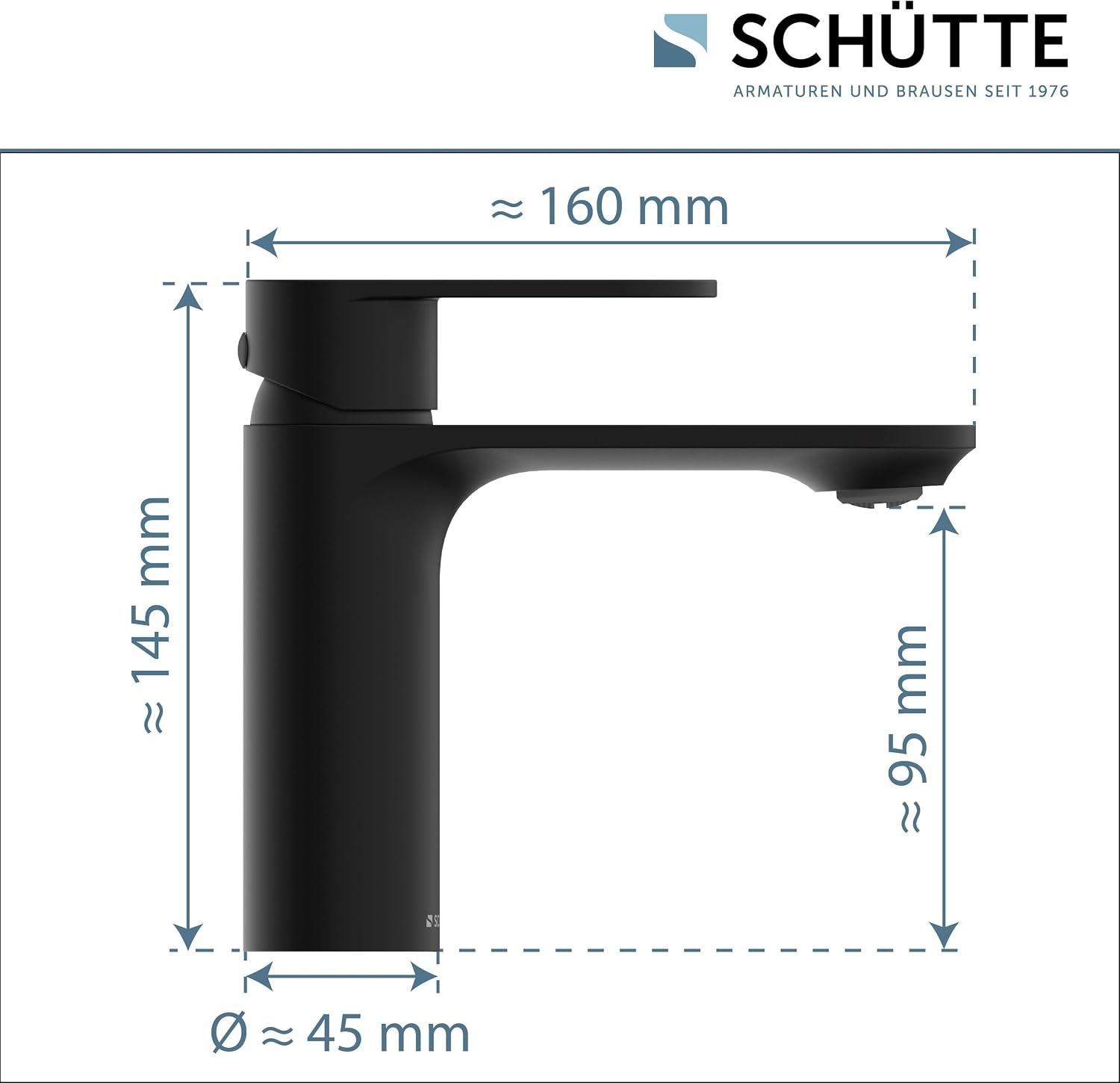 Waschtischarmatur Montana Schwarz - Modernes Design bis zu 34% günstiger