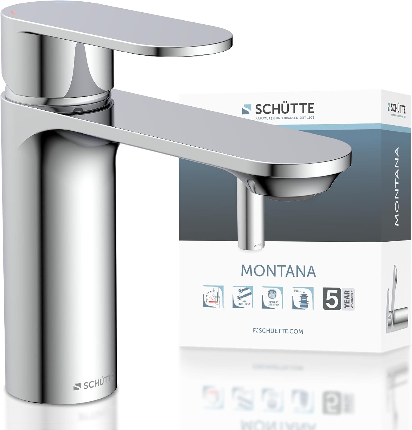 Waschtischarmatur Montana Schwarz - Modernes Design bis zu 34% günstiger