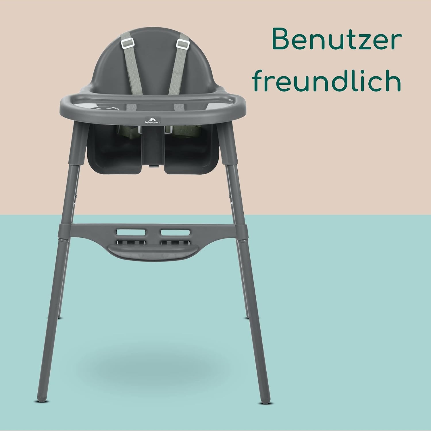2-in-1 Kinderhochstuhl - höhenverstellbar - bis zu 33 % Rabatt sparen