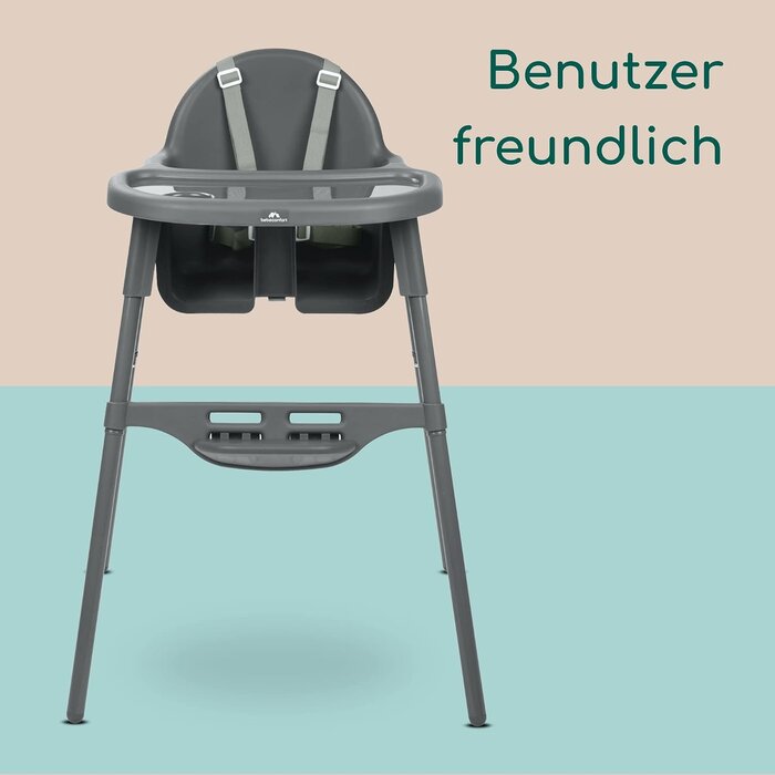 2-in-1 Kinderhochstuhl - höhenverstellbar - bis zu 33 % Rabatt sparen