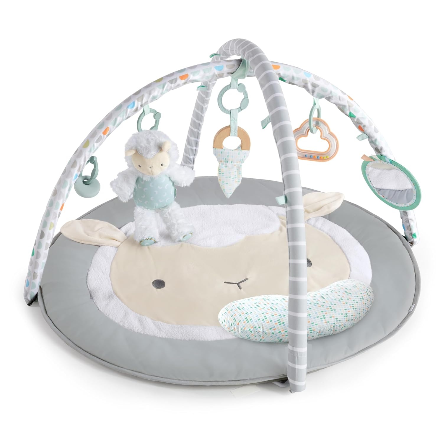 Baby-Spieldecke mit Spielbogen - Grau - bis zu 33% Rabatt