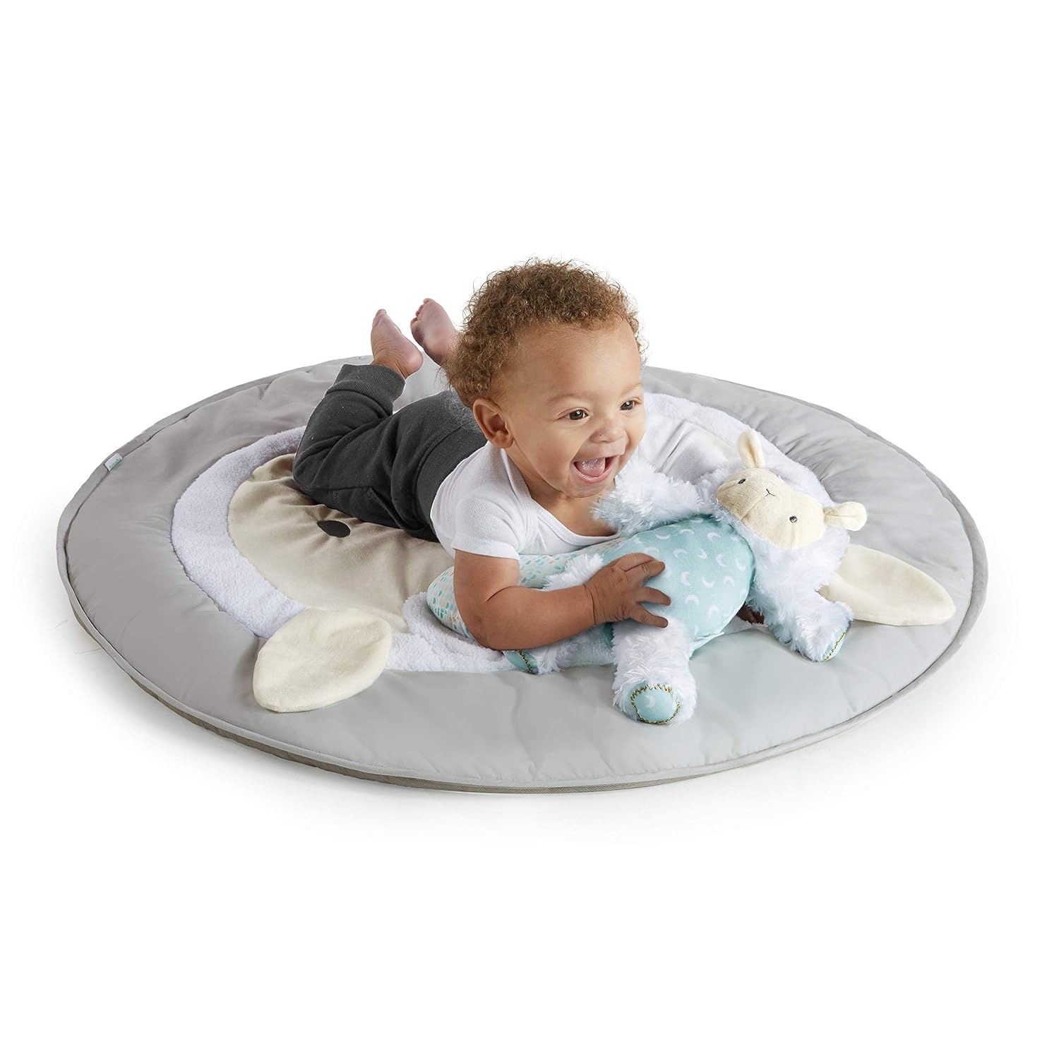 Baby-Spieldecke mit Spielbogen - Grau - bis zu 33% Rabatt