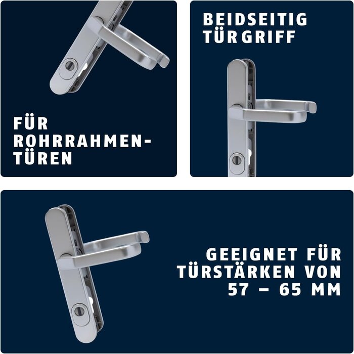 Schutzbeschlag mit Ziehschutz für schmale Rahmen - Sparen Sie bis zu 34%