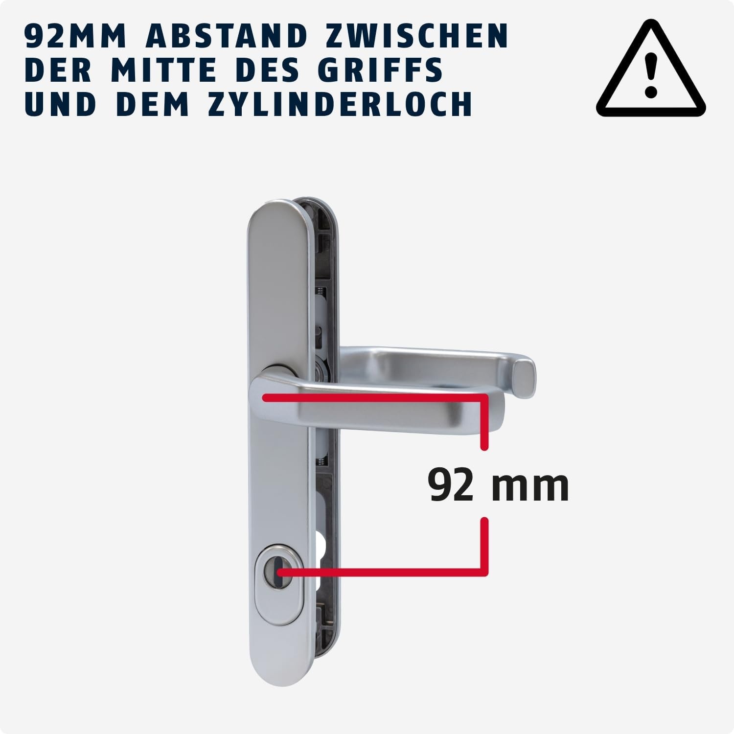 Schutzbeschlag mit Ziehschutz für schmale Rahmen - Sparen Sie bis zu 34%