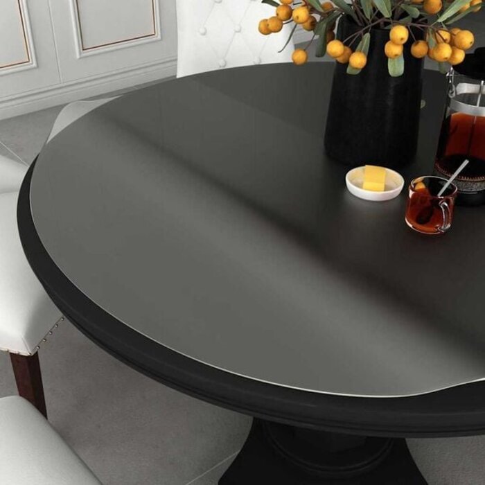 Vidaxl Tischschutzfolie Ø 110 cm, 2 mm PVC matt - bis zu 43 % Rabatt