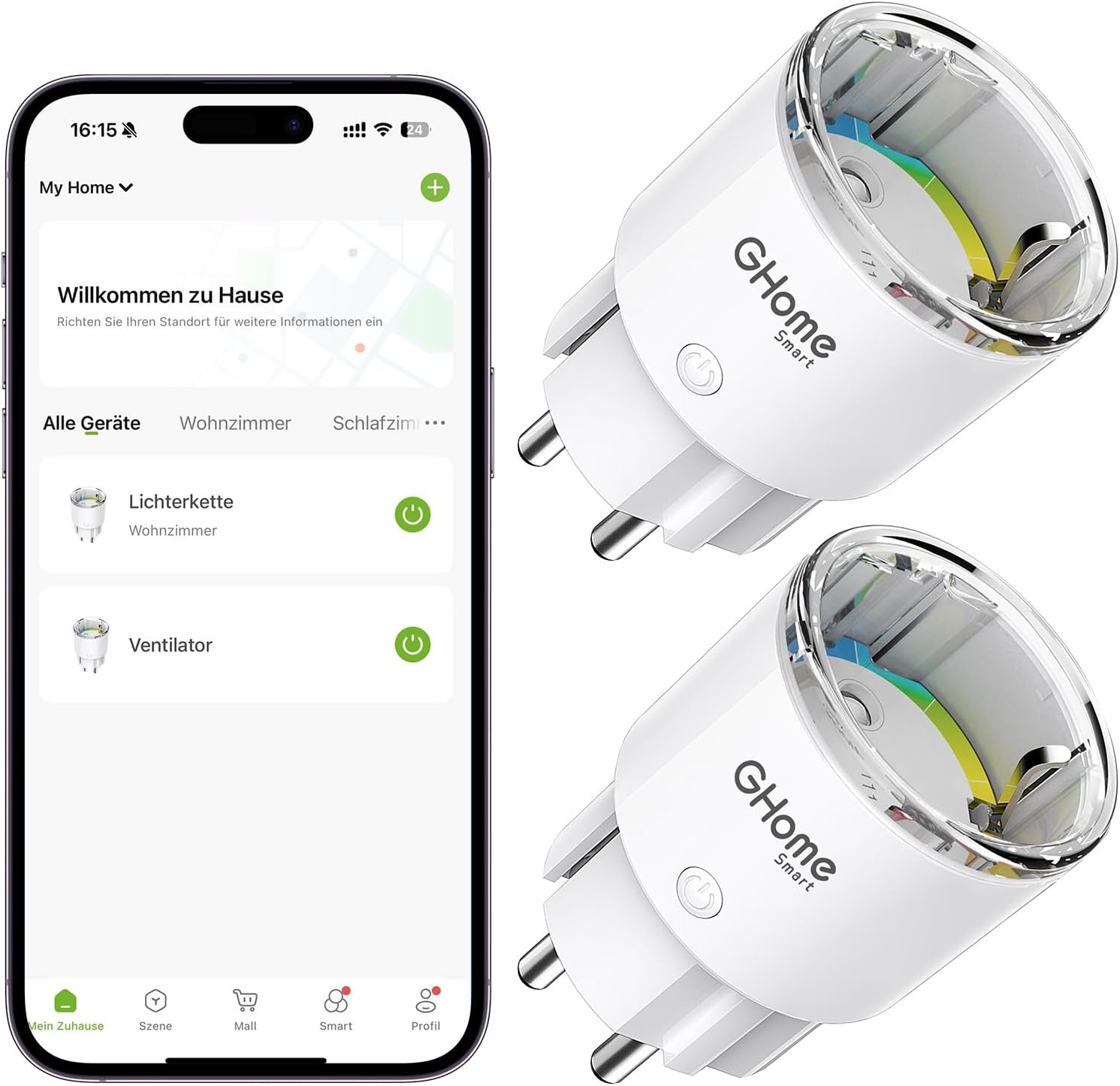 Smart WLAN-Steckdosen Set 4er-Pack - Energie sparen mit bis zu 33% Rabatt
