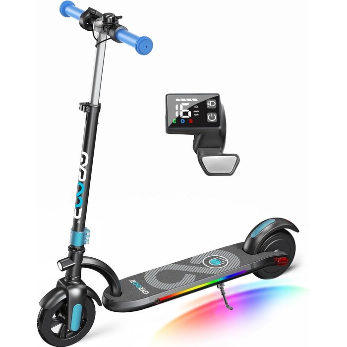 Elektrischer Kinder-Scooter - 180W, 16 km/h - Blau - bis zu 35% Rabatt