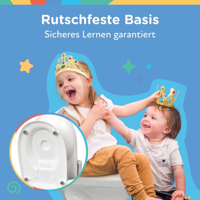 Realistisches Kindertöpfchen mit Spülgeräusch - Weiß - bis zu 33% sparen