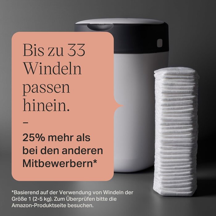 Windeleimer mit Versiegelungssystem Weiß inkl. 2 Kassetten - bis zu 32% günstiger