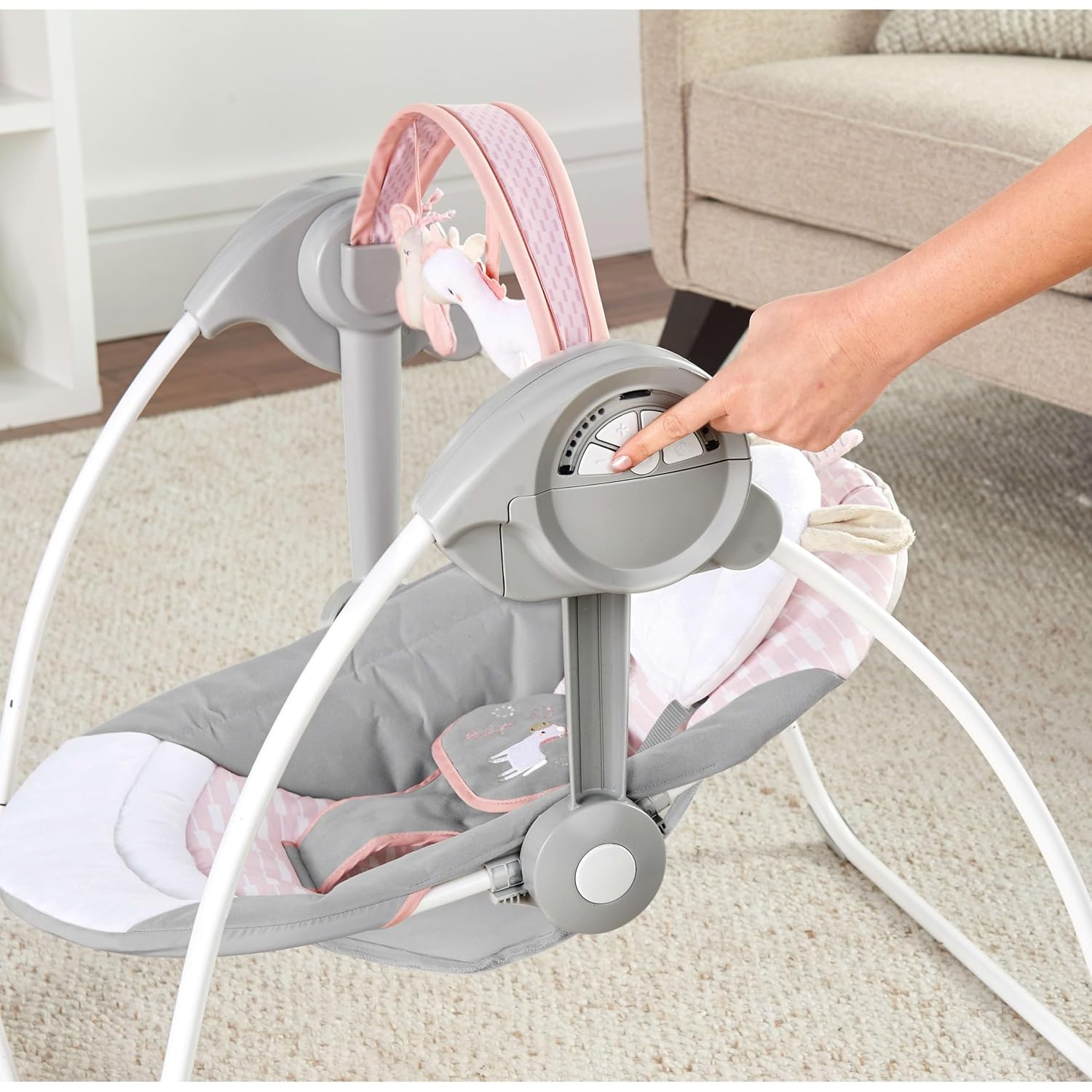 Babyschaukel mit Einhorn-Design, tragbar - bis zu 34% Rabatt