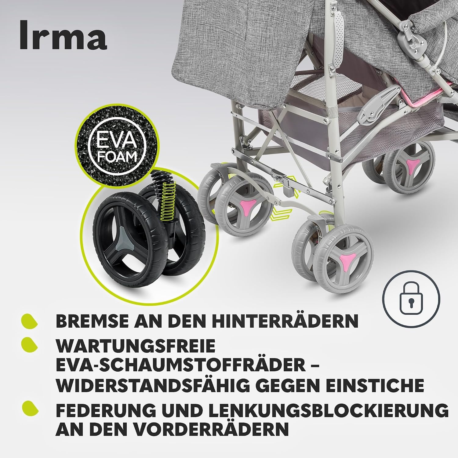 Leichter Reisebuggy in Rosa - Jetzt bis zu 34% reduziert!