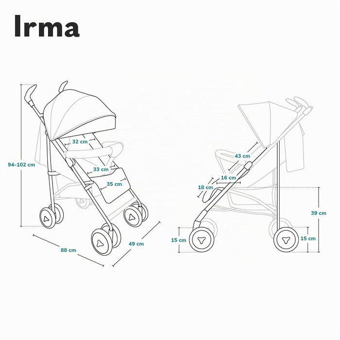 Leichter Reisebuggy in Rosa - Jetzt bis zu 34% reduziert!