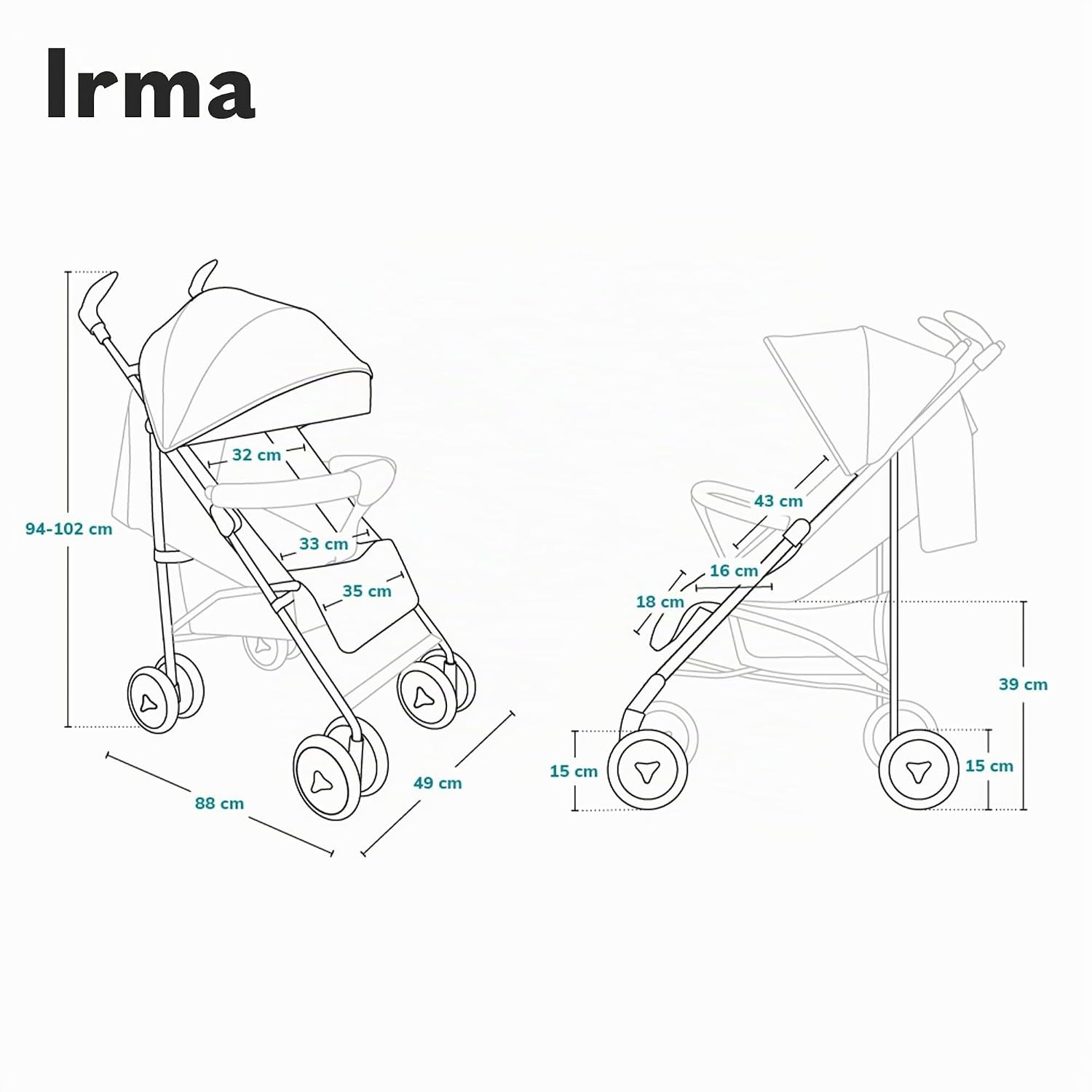 Leichter Reisebuggy in Rosa - Jetzt bis zu 34% reduziert!