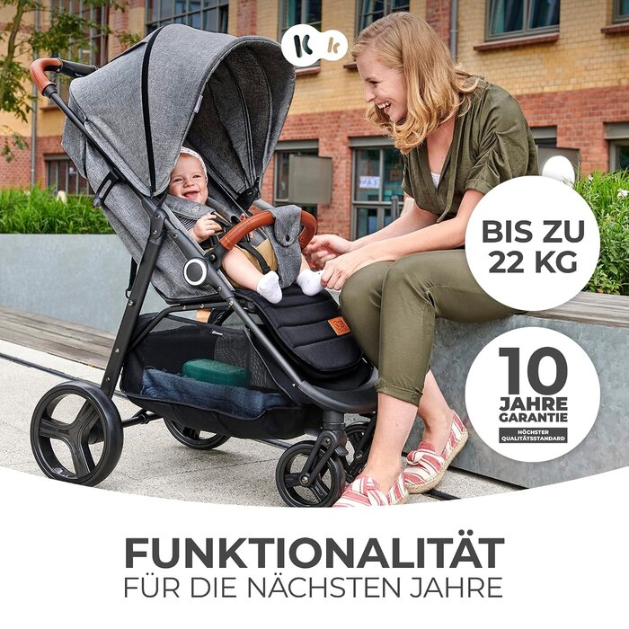 Kinderwagen Buggy GRANDE PLUS - Einhändig klappbar, Liegefunktion - bis zu 35% Rabatt
