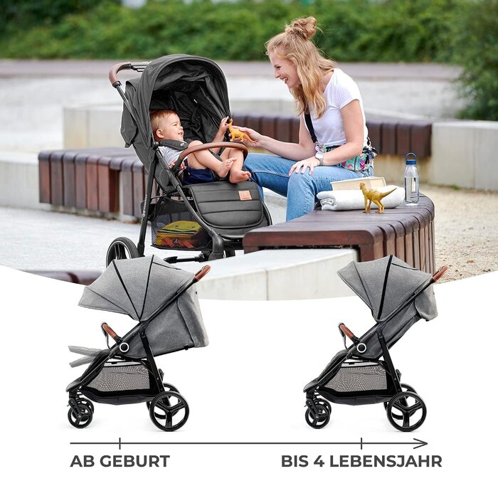 Kinderwagen Buggy GRANDE PLUS - Einhändig klappbar, Liegefunktion - bis zu 35% Rabatt