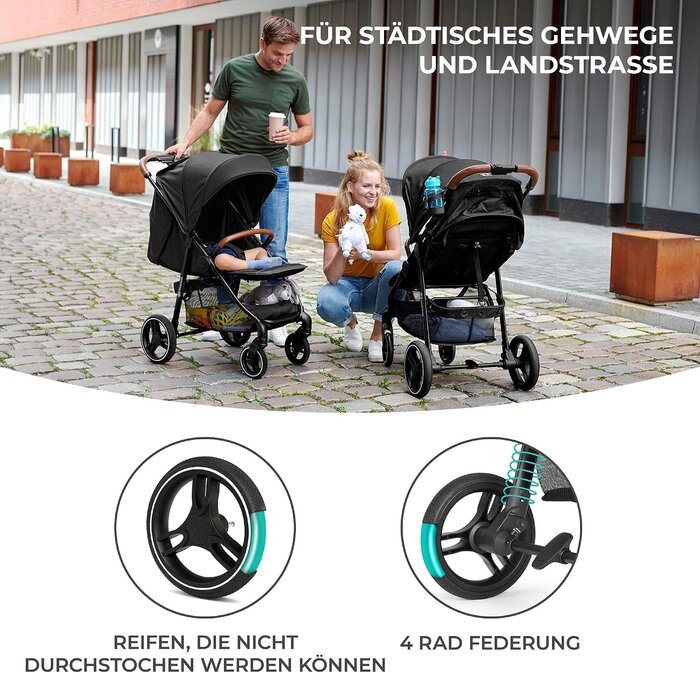 Kinderwagen Buggy GRANDE PLUS - Einhändig klappbar, Liegefunktion - bis zu 35% Rabatt