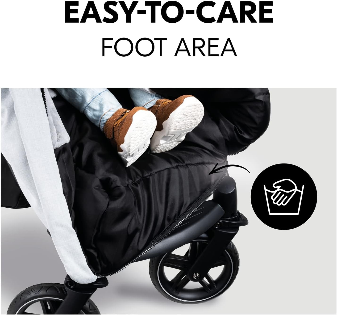 Universal Fußsack für Kinderwagen & Fahrradanhänger - Grau - bis zu 34% sparen