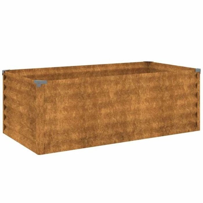 Cortenstahl-Hochbeet 100x50x36 cm - Stilvoll & Langlebig - bis zu 33% reduziert