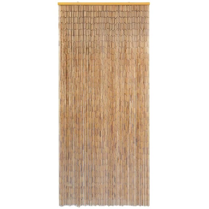 Bambus-Türvorhang 90x220 cm Braun - Insektenschutz - bis zu 34% günstiger