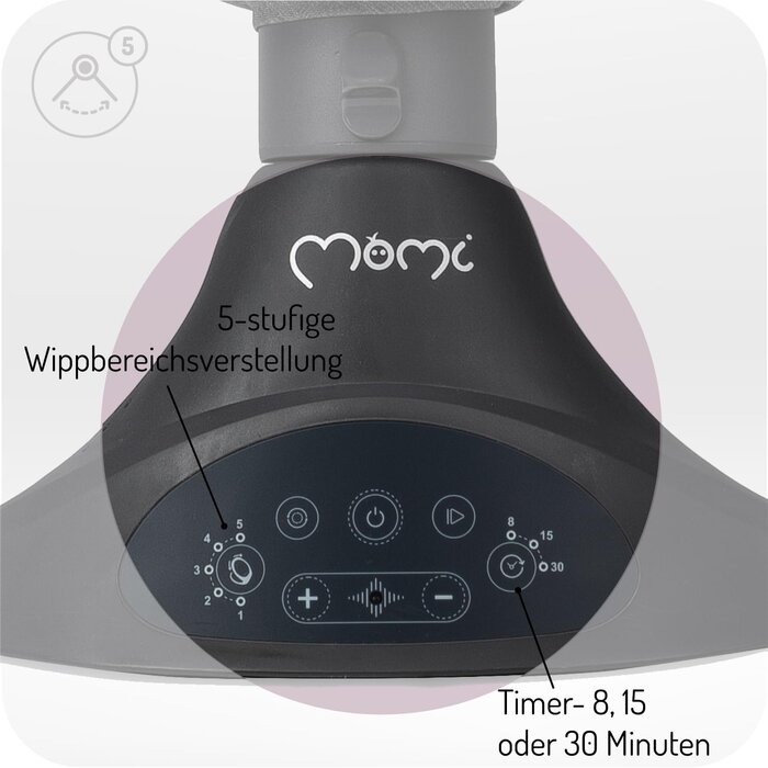 Elektrische Babyschaukel mit Bluetooth & Fernbedienung - bis zu 34% reduziert