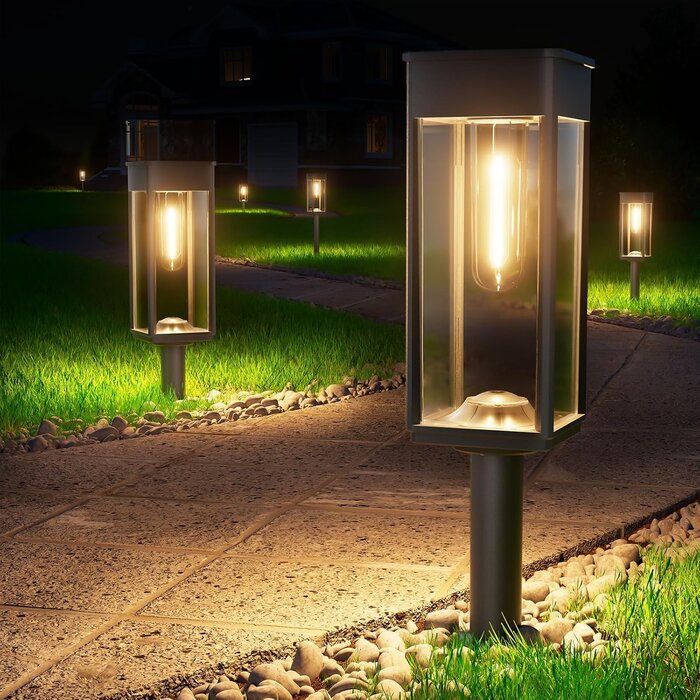 6er Set Solar-Gartenleuchten warmweiß, IP65 - jetzt bis zu 32% günstiger