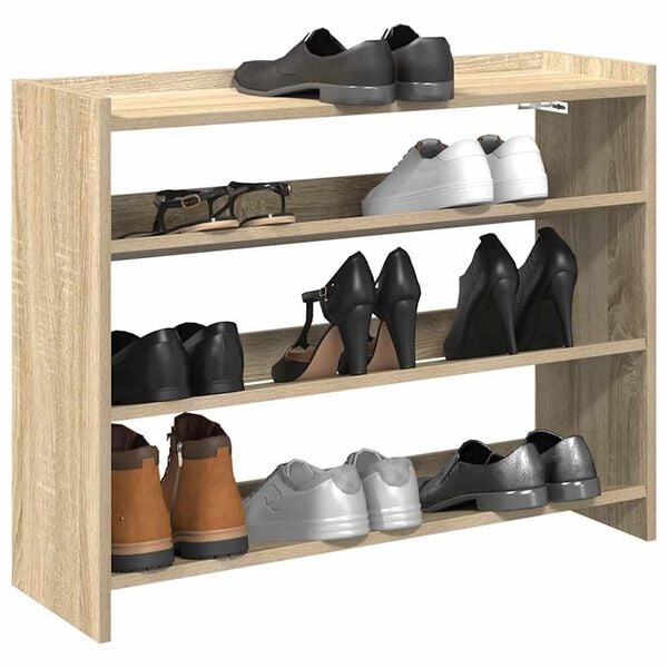 Schuhregal 80x25x62 cm Sonoma-Eiche - Jetzt bis zu 34% Rabatt sichern!