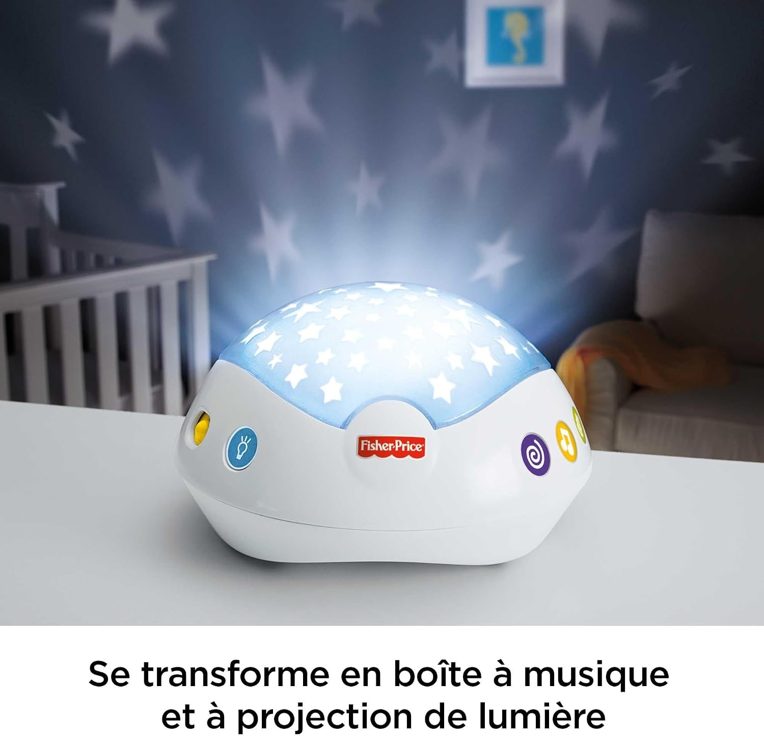 3-in-1 Projektions-Mobile mit Sternenlicht & Musik - jetzt bis zu 32% sparen
