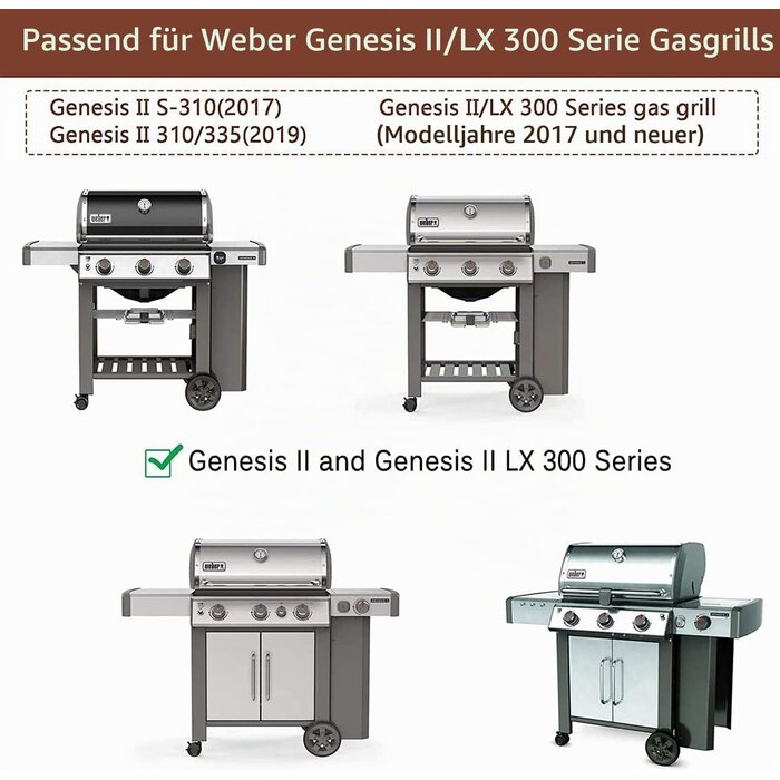 Flavorizer Bars für Genesis II / LX 300 Serie - 5er Set - bis zu 33% Rabatt