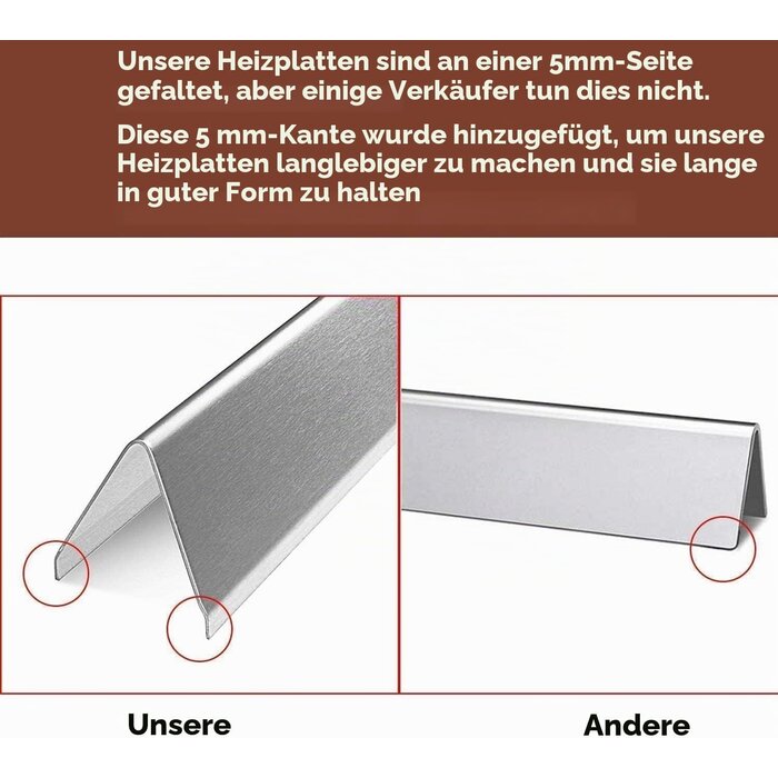 Flavorizer Bars für Genesis II / LX 300 Serie - 5er Set - bis zu 33% Rabatt