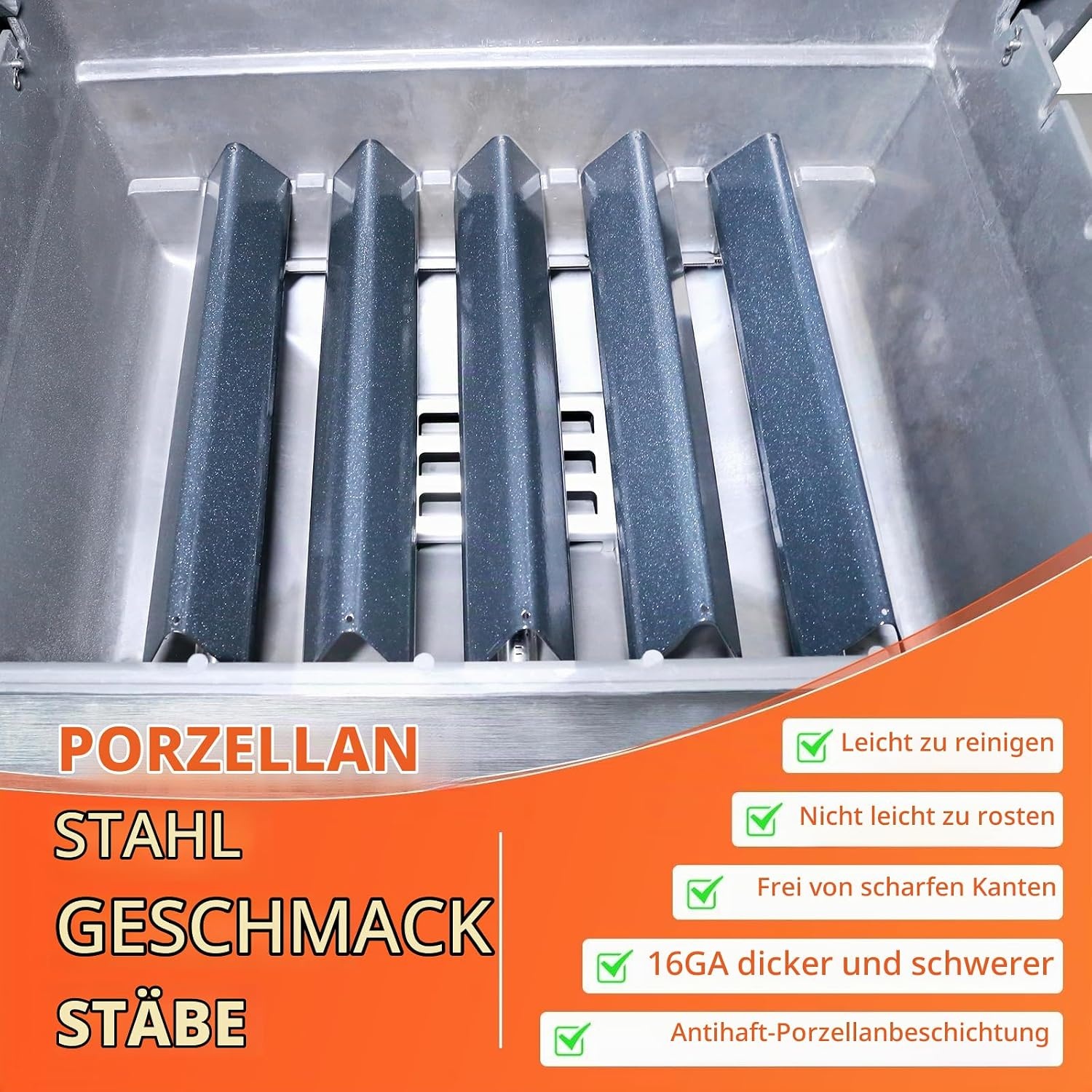 Brenner- und Flavorizer-Bars-Set für Grills - bis zu 33% günstiger