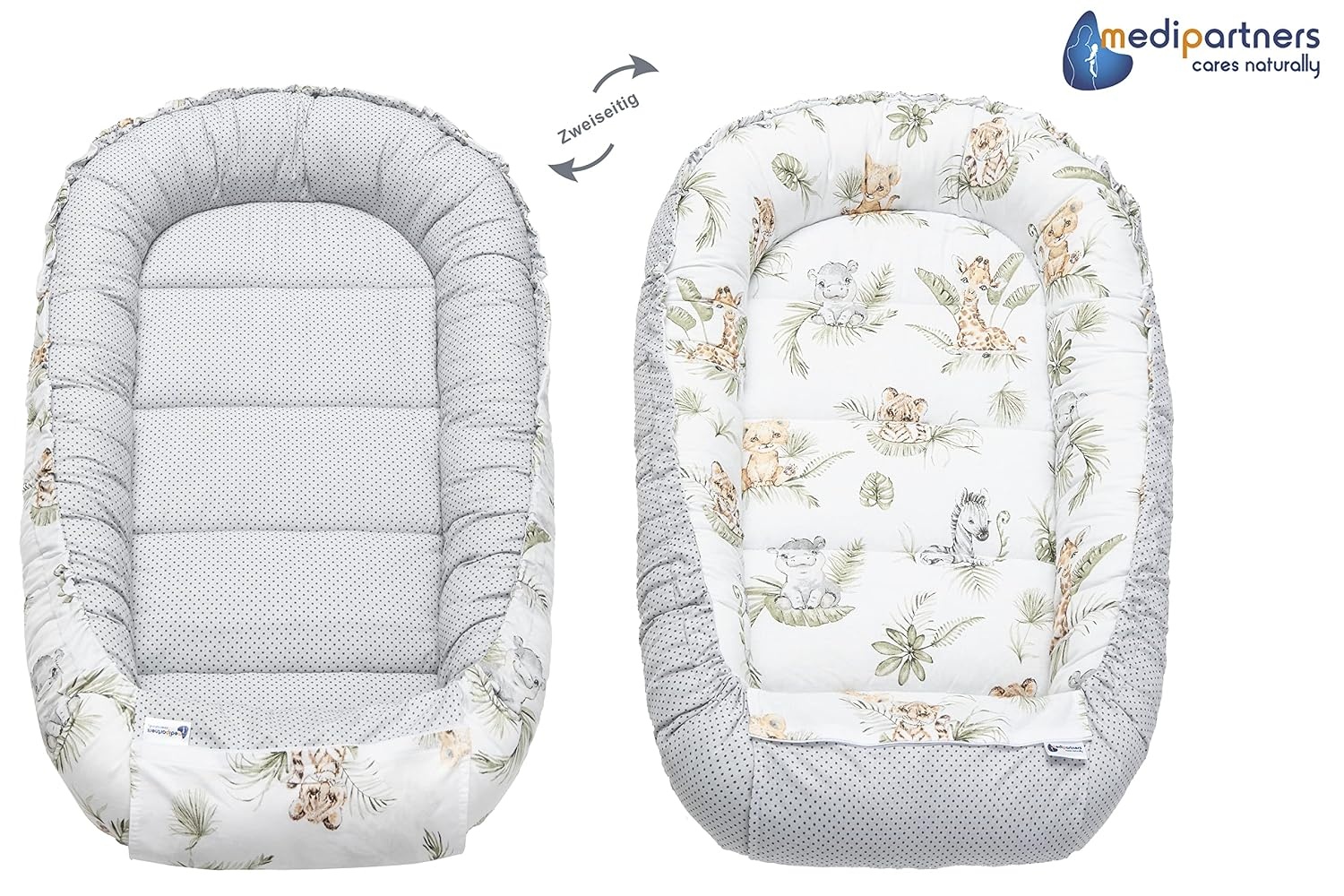 5-tlg. Babynestchen Safari Beige - Gemütlich & Sicher - Jetzt bis zu 34% sparen