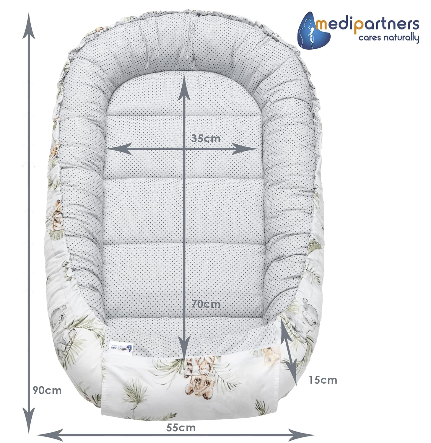 5-tlg. Babynestchen Safari Beige - Gemütlich & Sicher - Jetzt bis zu 34% sparen