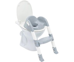WC-Sitzverkleinerer mit Treppe für Kinder - Grau - 58% Rabatt