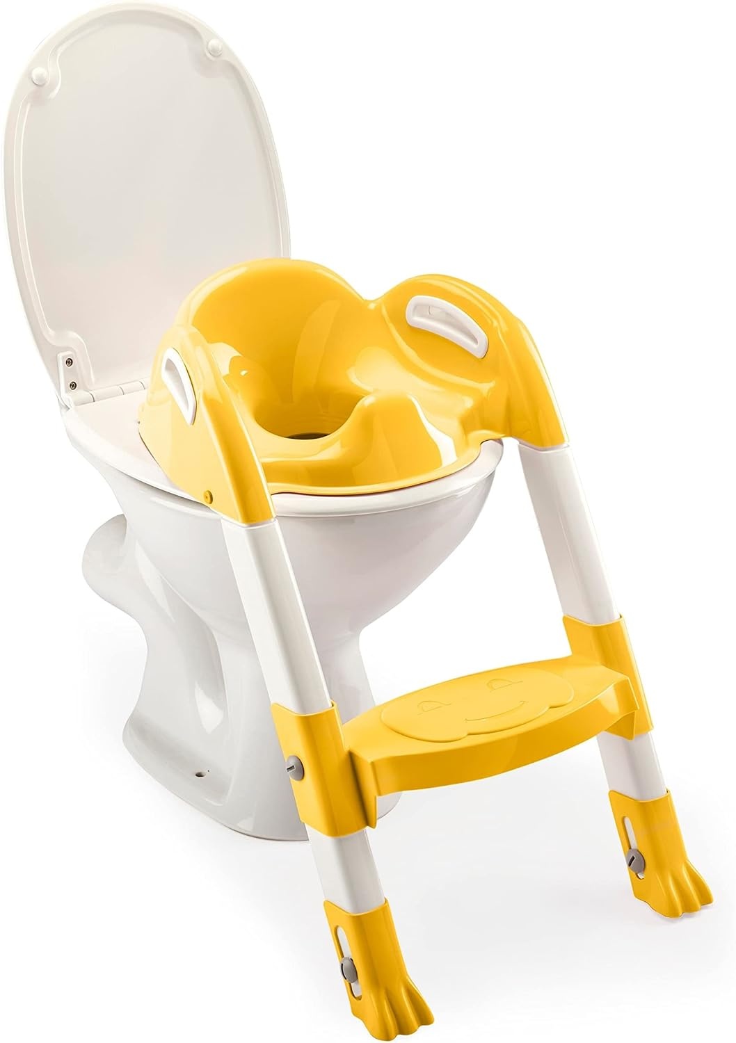 WC-Sitzverkleinerer mit Treppe für Kinder - Grau - Bis zu 33% Rabatt