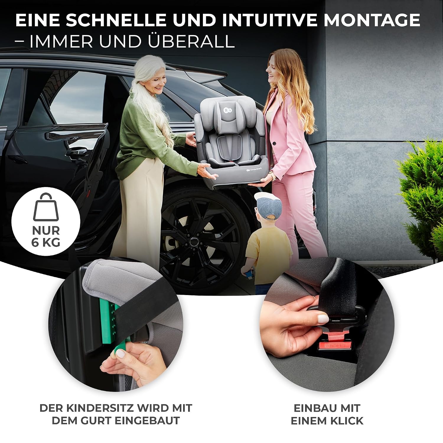 Kindersitz i-Size für 76-150 cm - bis zu 34% günstiger als Neuware