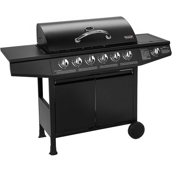 Großer 6+1 Gasgrill mit Seitenbrenner - Jetzt bis zu 35 % Rabatt sichern