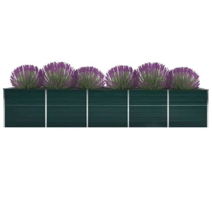 Großes Hochbeet aus verzinktem Stahl, 400x80x45cm - bis zu 34% sparen