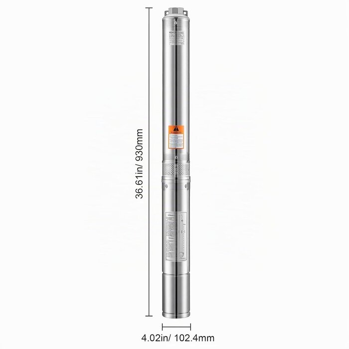 Tiefbrunnenpumpe 750W 230V Edelstahl - bis zu 35% Rabatt